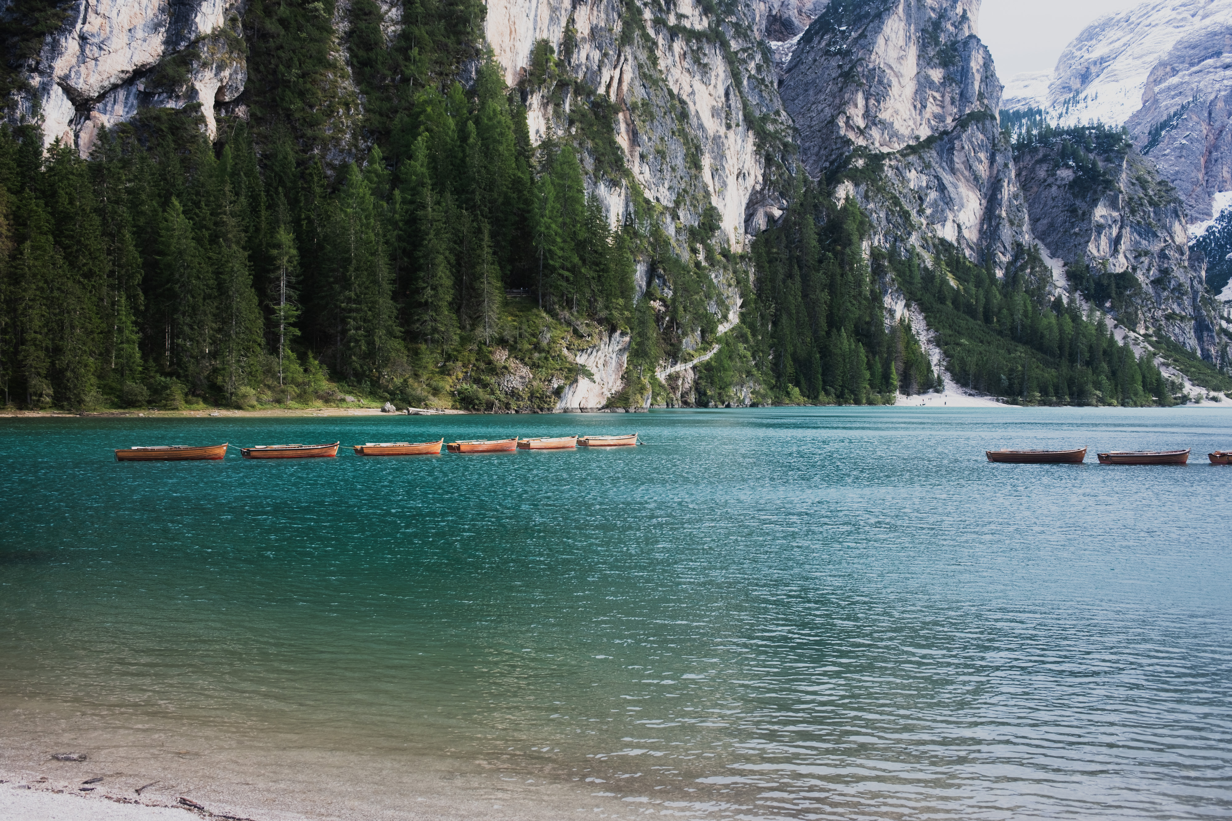 Sketching at Lago di Braies