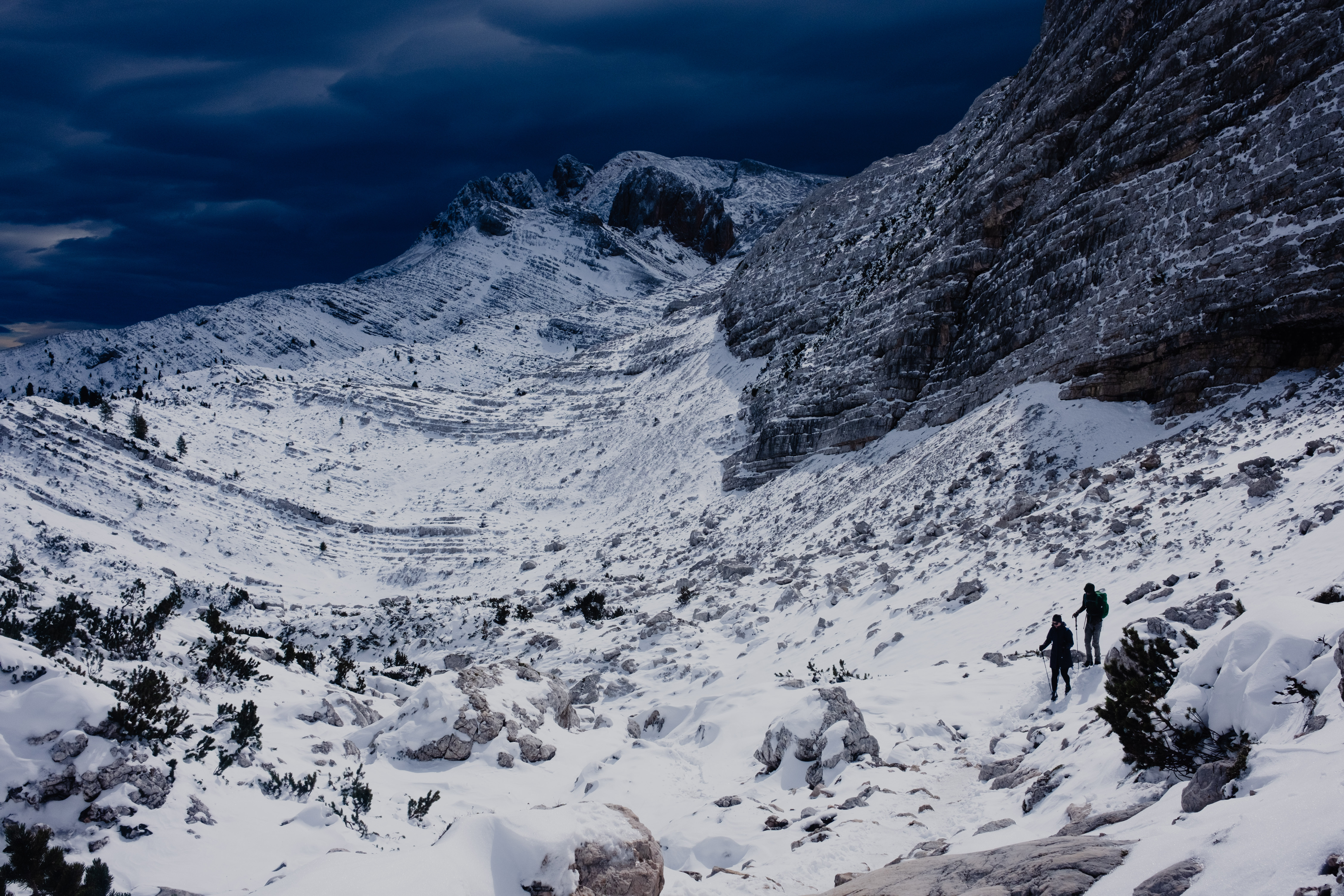 Dinner at Rifugio Biella