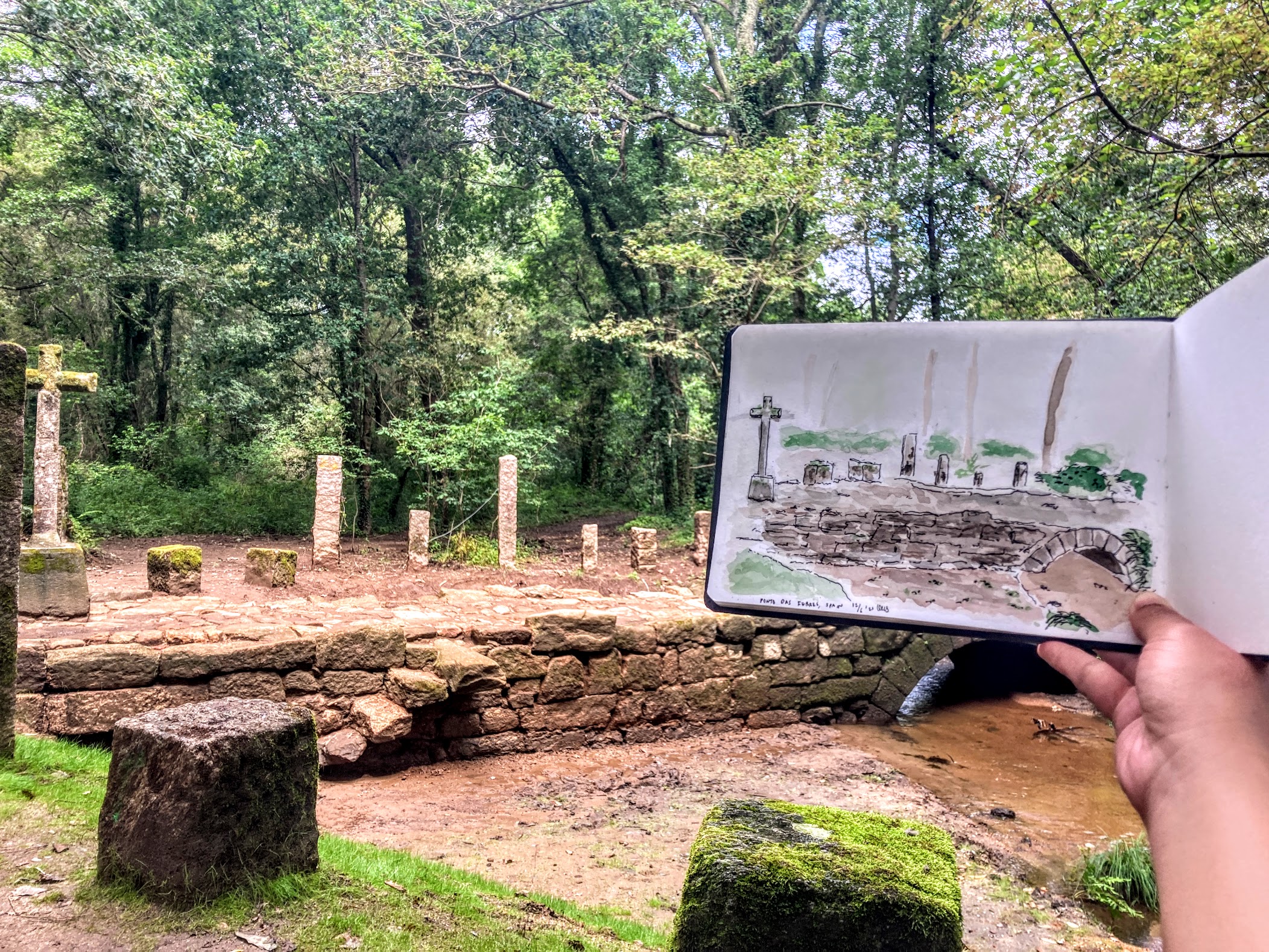 Sketch of Ponte das Febres