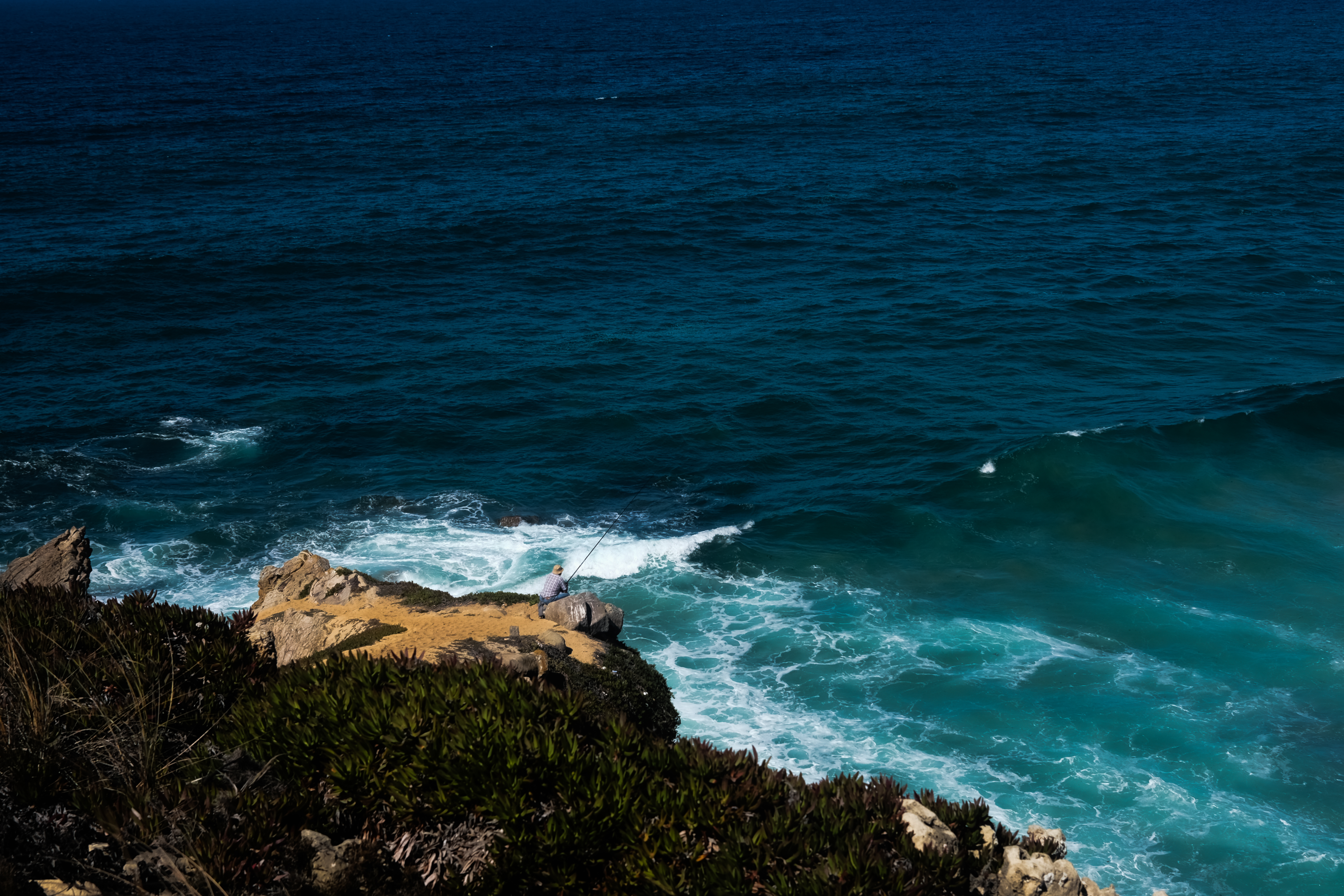 Coastal path approaching Vila Nova de Milfontes
