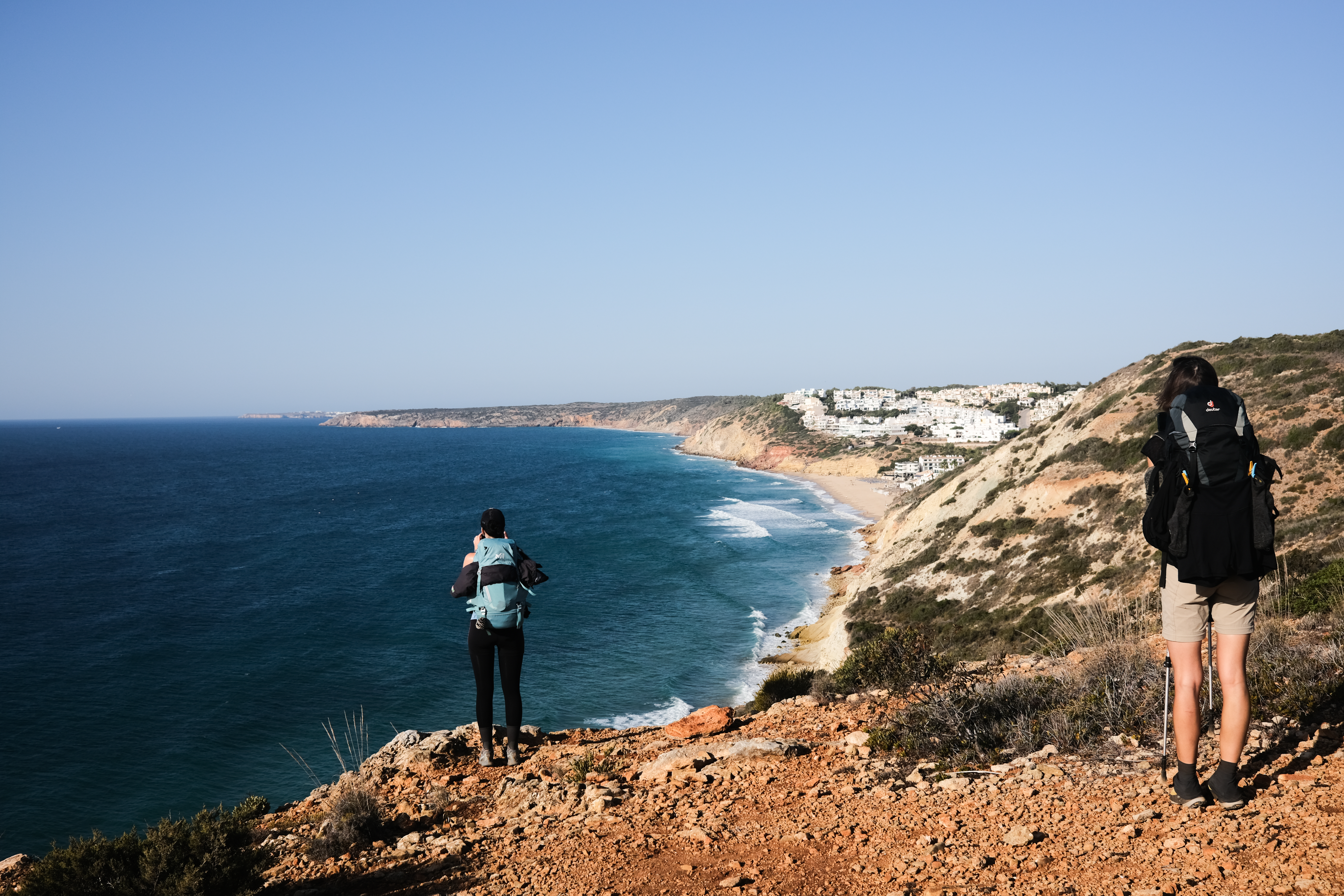 Looking back at Cabo de St. Vicente