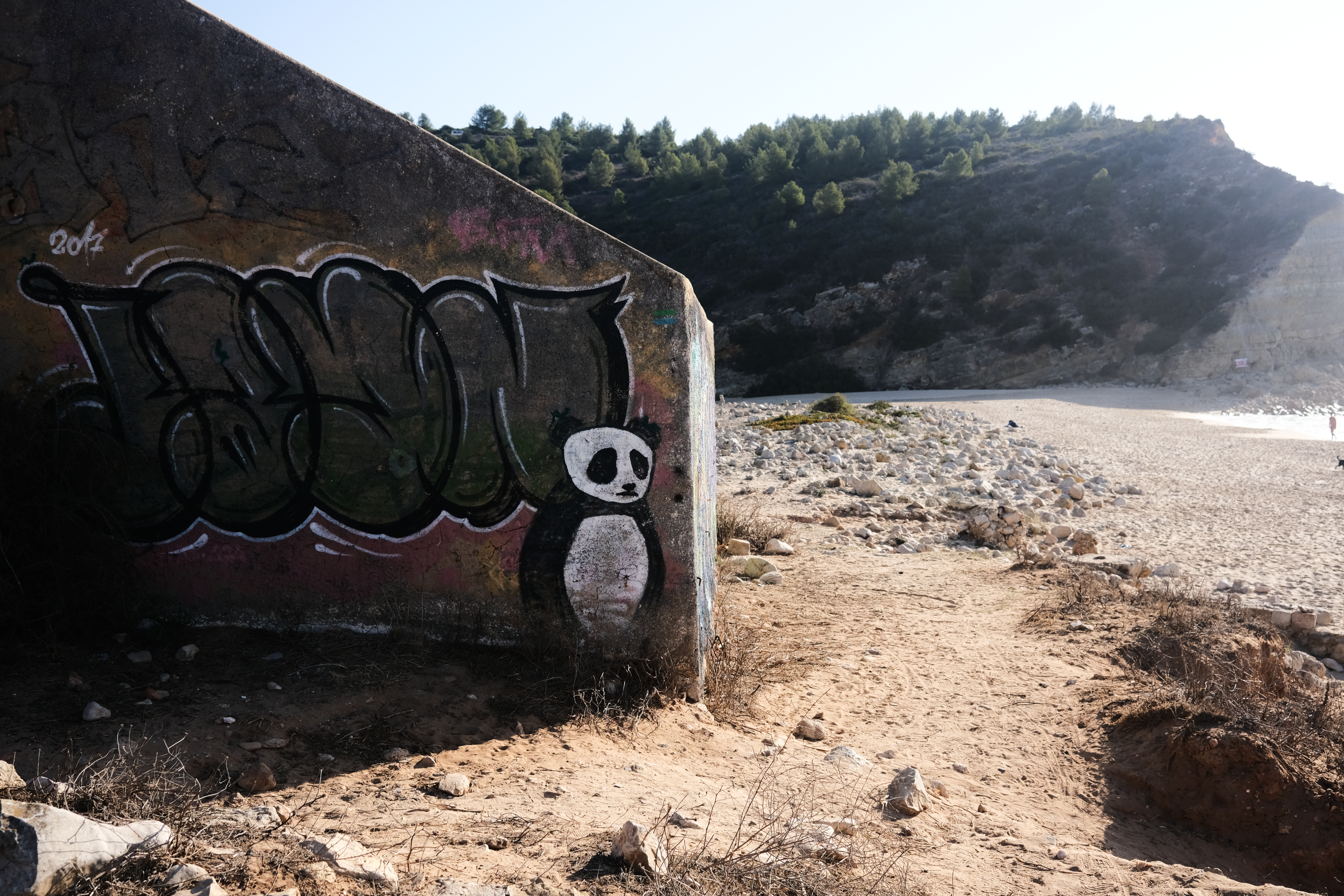 Taking a break on the trail