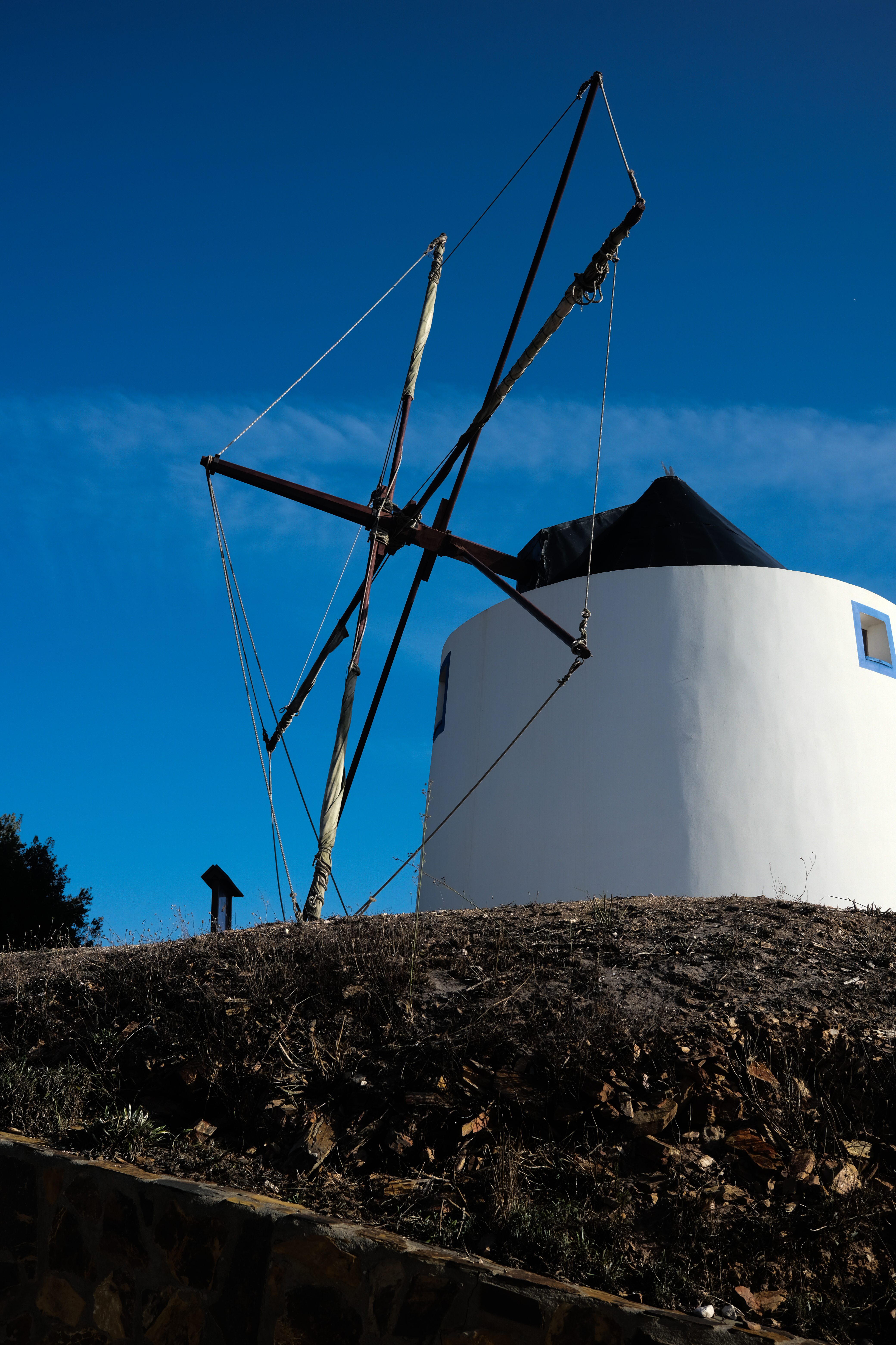 The windmill at sunset