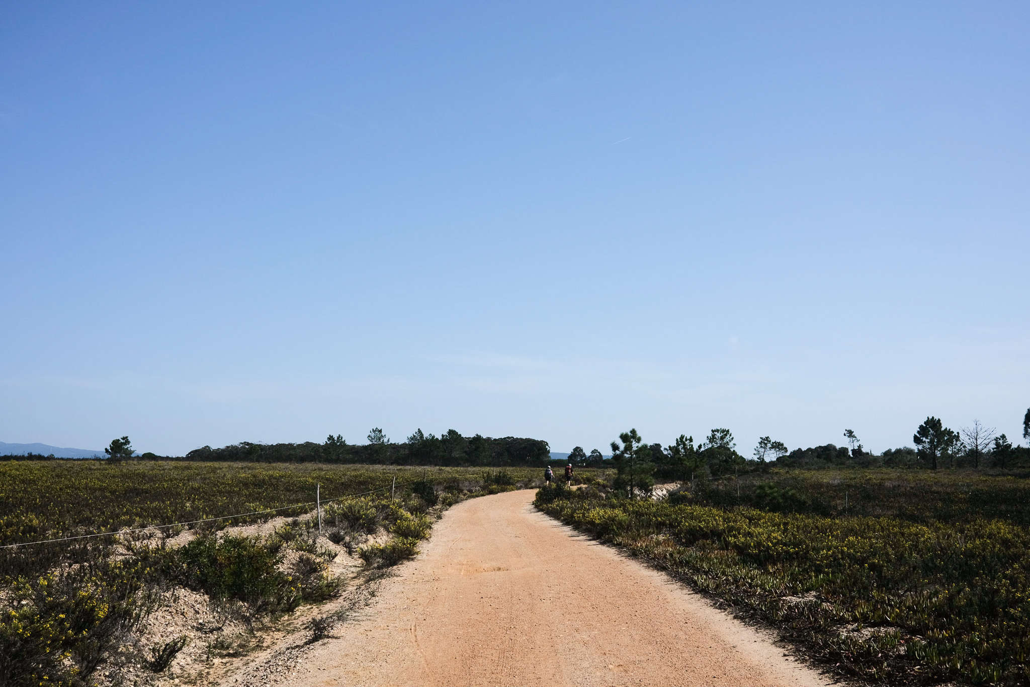 Walking towards Aljezur