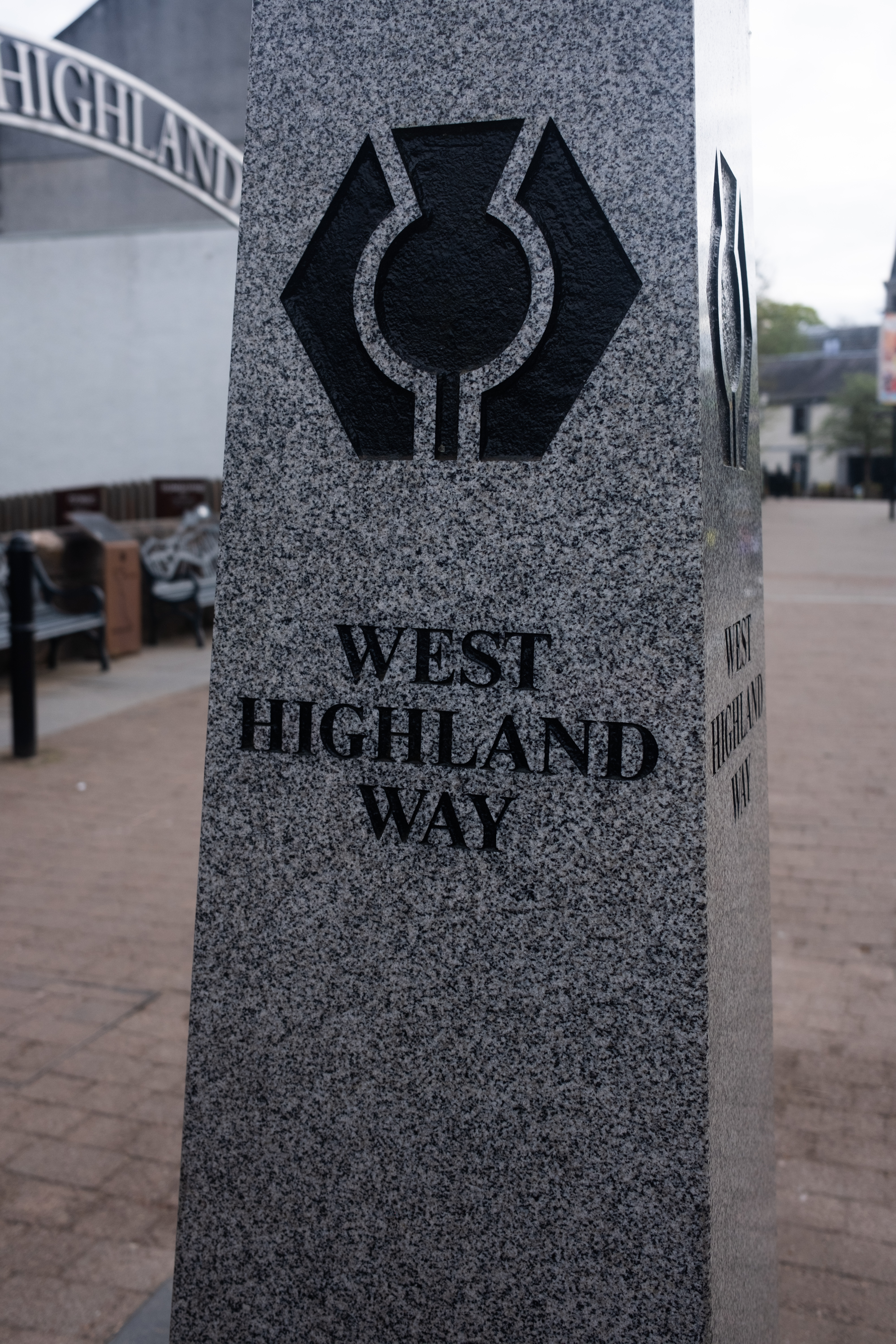 The West Highland Way obelisk