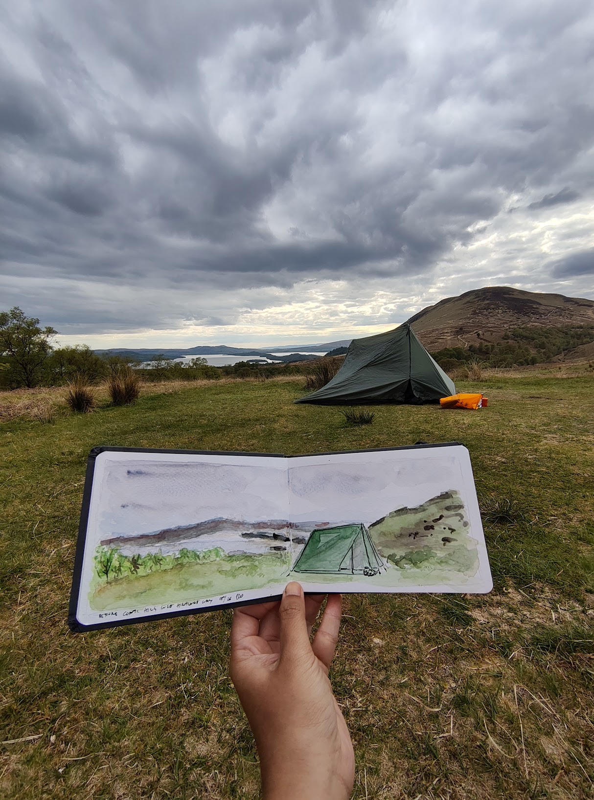 Tent sketch
