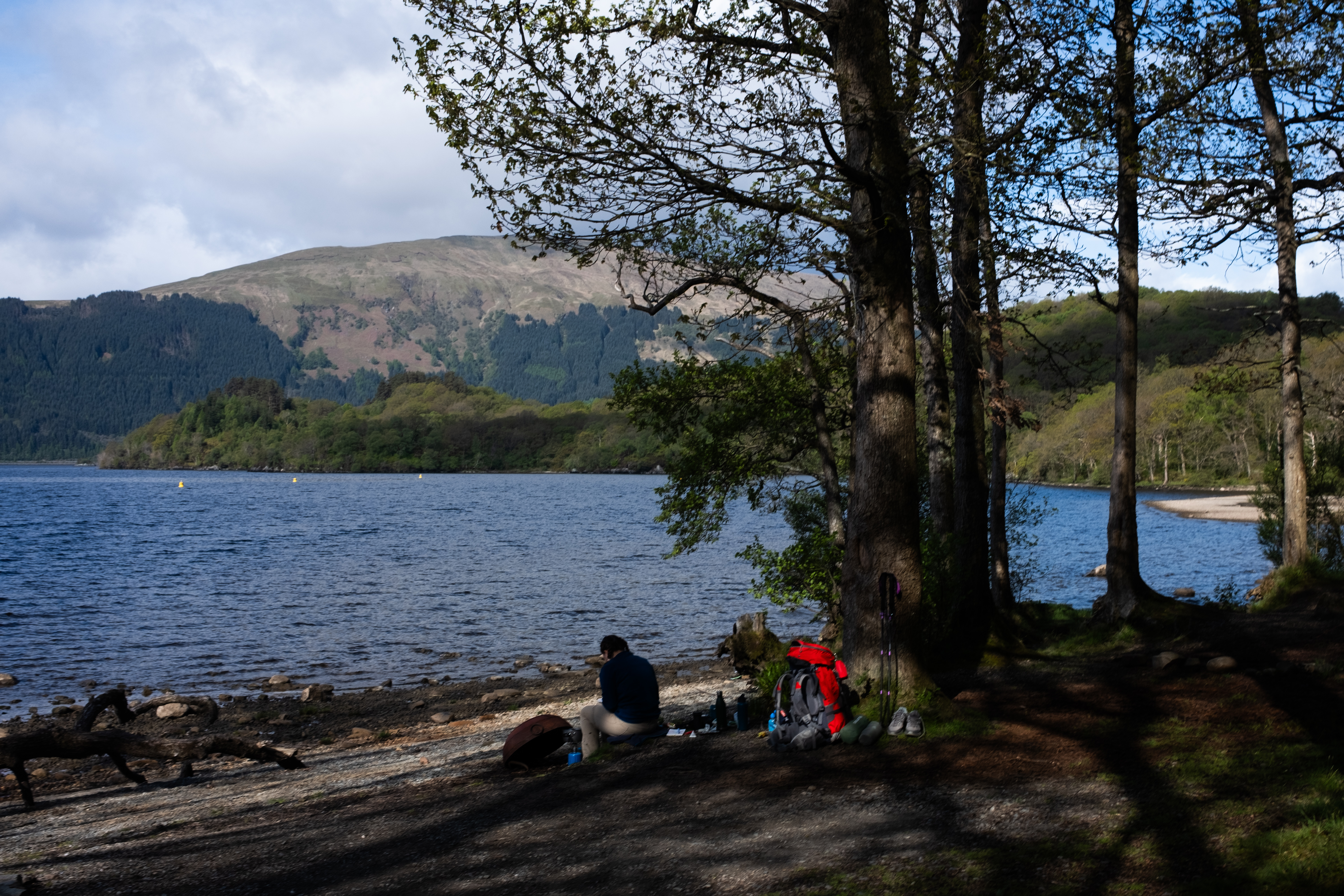 One of the campsites we passed by, Sallochy Campsite