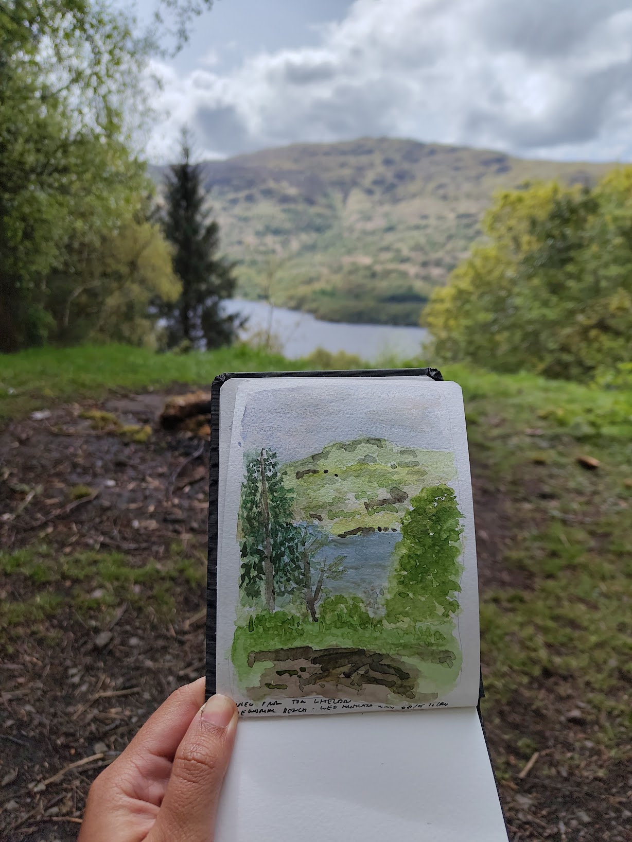 Sketch from the lunch spot